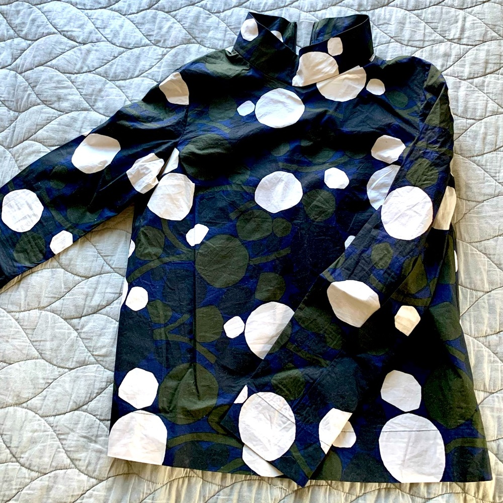 Blouse with Modern Print